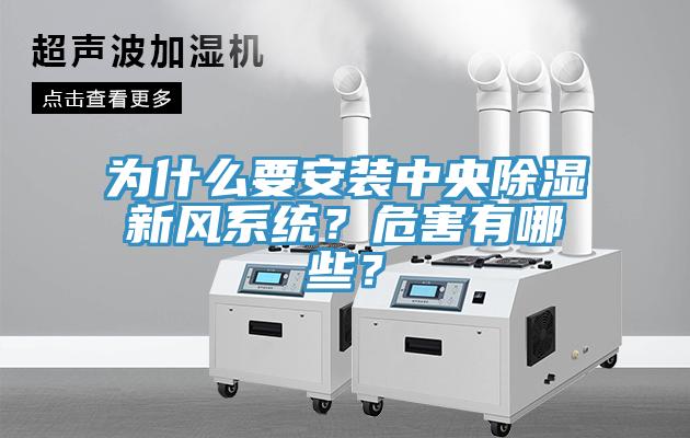 為什么要安裝中央除濕新風系統？危害有哪些？