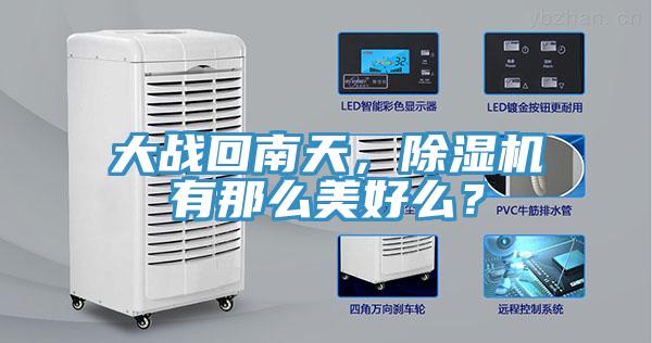 大戰回南天，除濕機有那么美好么？
