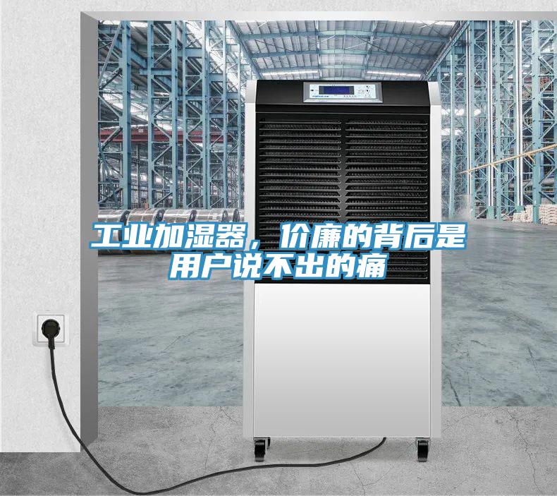 工業加濕器，價廉的背后是用戶說不出的痛