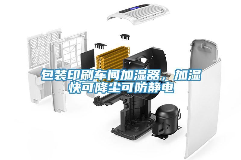 包裝印刷車間加濕器，加濕快可降塵可防靜電
