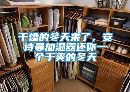 干燥的冬天來了，安詩曼加濕器還你一個干爽的冬天
