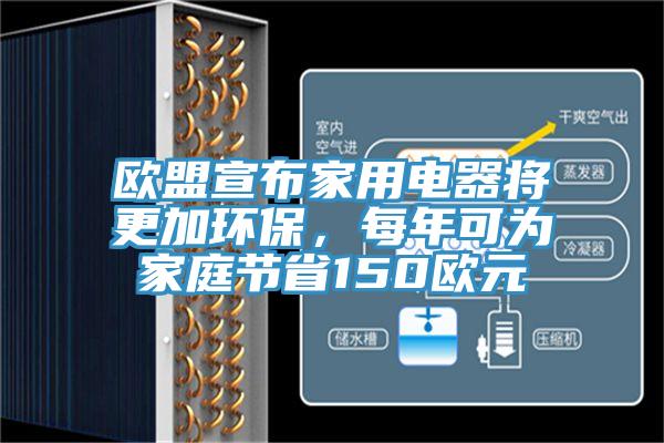 歐盟宣布家用電器將更加環保，每年可為家庭節省150歐元