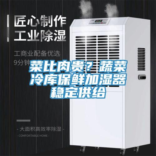 菜比肉貴？蔬菜冷庫保鮮加濕器穩定供給