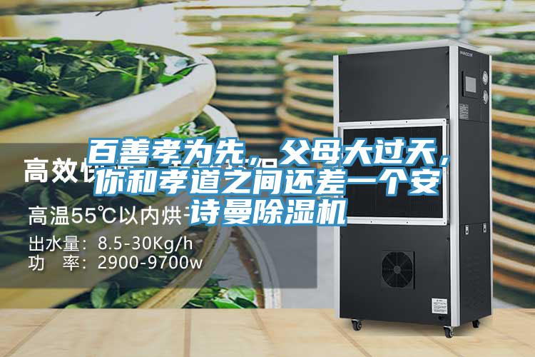 百善孝為先，父母大過天，你和孝道之間還差一個安詩曼除濕機