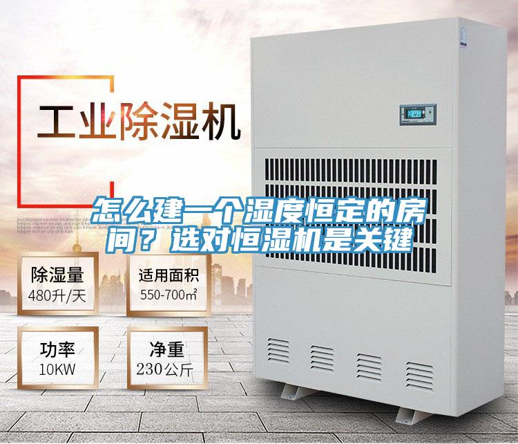 怎么建一個濕度恒定的房間？選對恒濕機是關鍵
