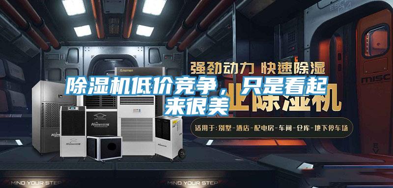 除濕機低價競爭，只是看起來很美