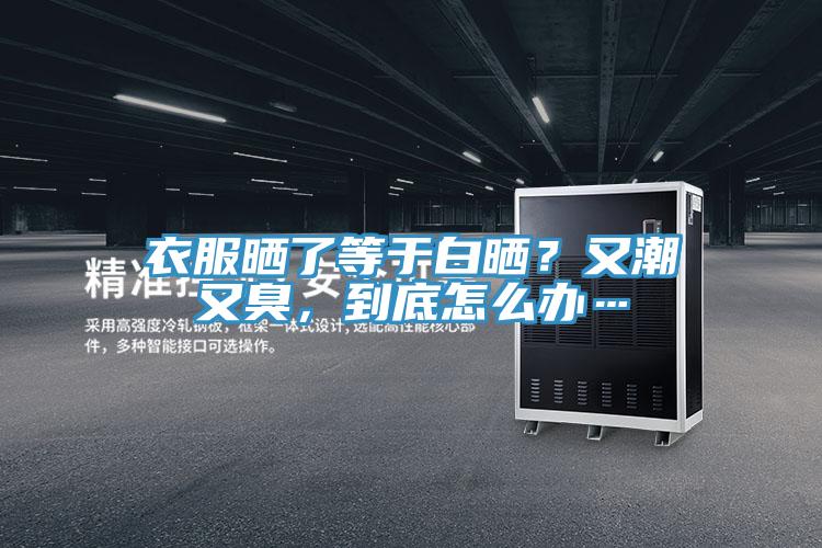 衣服曬了等于白曬？又潮又臭，到底怎么辦…