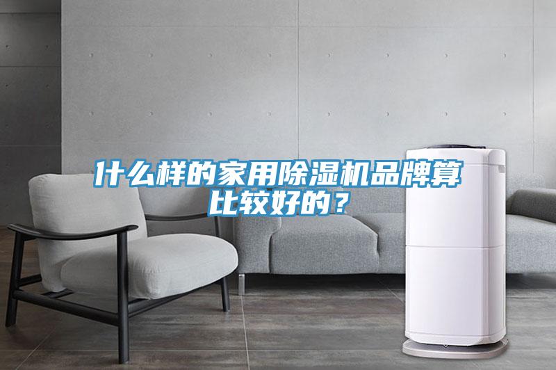 什么樣的家用除濕機品牌算比較好的？