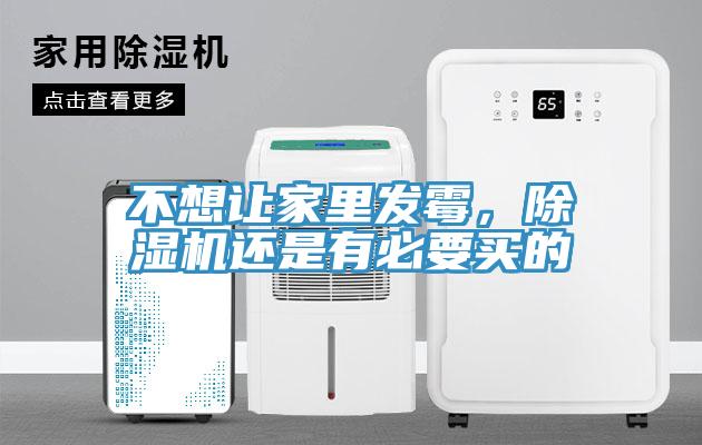 不想讓家里發霉，除濕機還是有必要買的