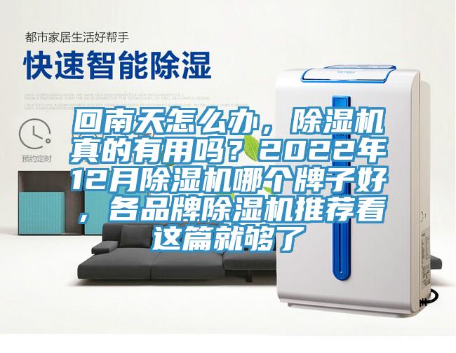 回南天怎么辦，除濕機(jī)真的有用嗎？2022年12月除濕機(jī)哪個(gè)牌子好，各品牌除濕機(jī)推薦看這篇就夠了