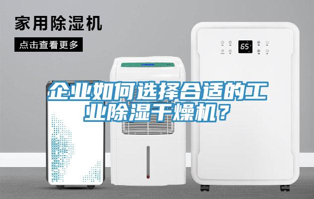 企業(yè)如何選擇合適的工業(yè)除濕干燥機？