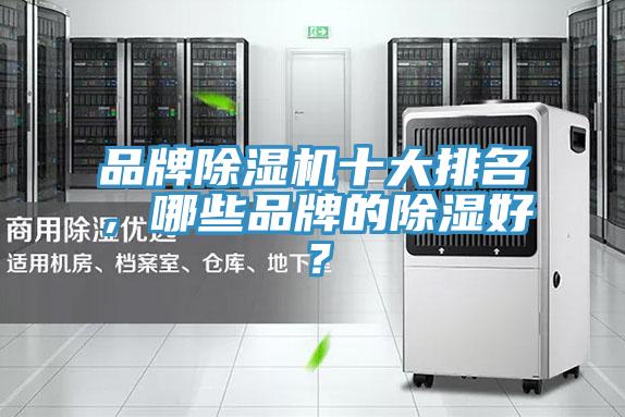 品牌除濕機十大排名，哪些品牌的除濕好？