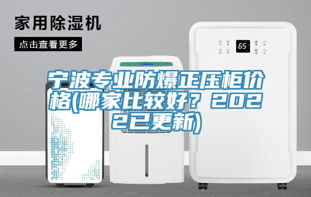 寧波專業防爆正壓柜價格(哪家比較好？2022已更新)