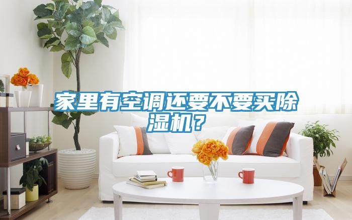 家里有空調還要不要買除濕機？