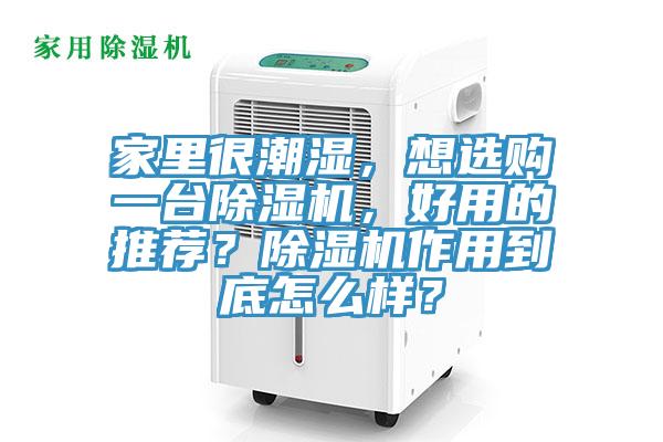 家里很潮濕，想選購(gòu)一臺(tái)除濕機(jī)，好用的推薦？除濕機(jī)作用到底怎么樣？