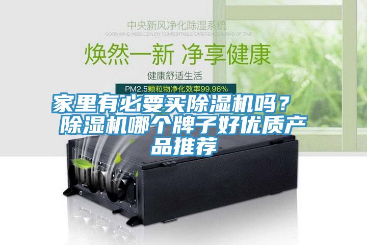 家里有必要買除濕機嗎？ 除濕機哪個牌子好優質產品推薦