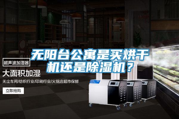 無(wú)陽(yáng)臺(tái)公寓是買烘干機(jī)還是除濕機(jī)？