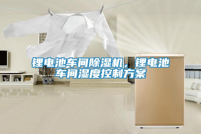 鋰電池車間除濕機，鋰電池車間濕度控制方案