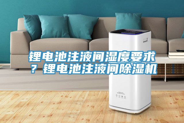 鋰電池注液間濕度要求？鋰電池注液間除濕機