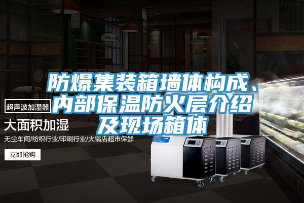 防爆集裝箱墻體構成、內部保溫防火層介紹及現(xiàn)場箱體