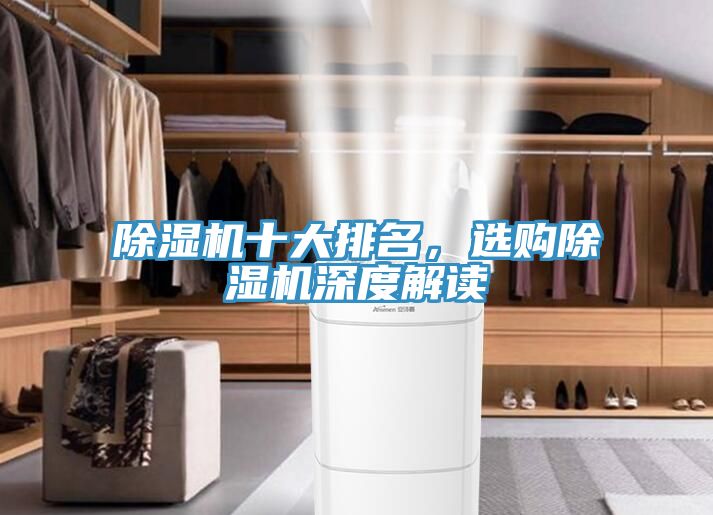 除濕機十大排名，選購除濕機深度解讀