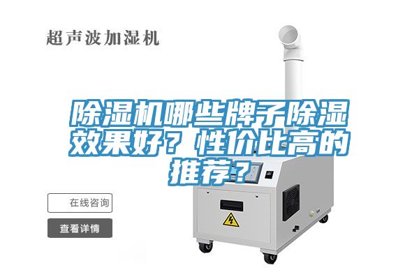 除濕機(jī)哪些牌子除濕效果好？性價(jià)比高的推薦？