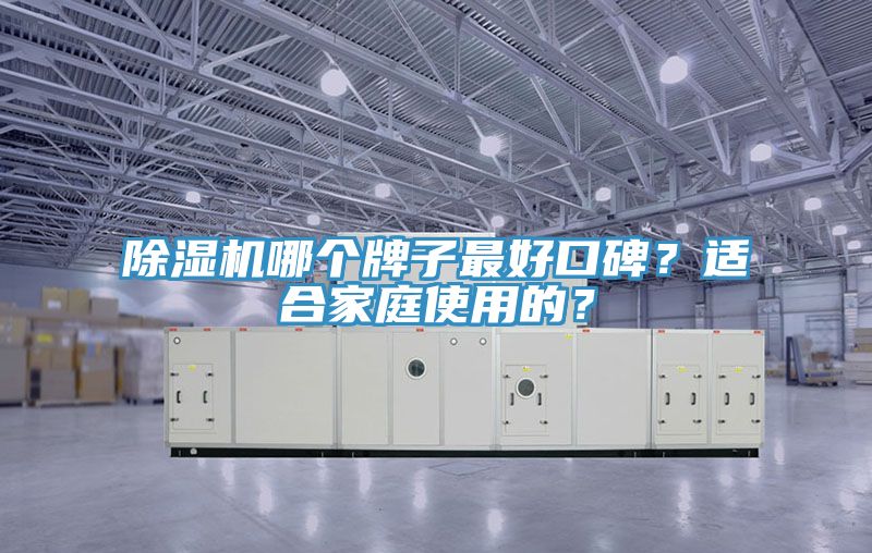 除濕機哪個牌子最好口碑？適合家庭使用的？