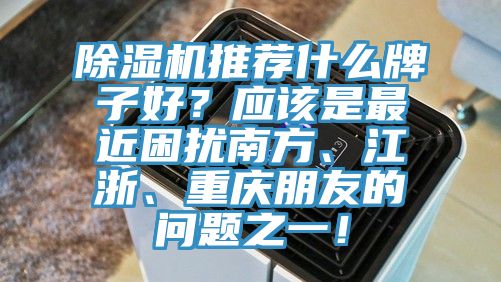 除濕機推薦什么牌子好？應該是最近困擾南方、江浙、重慶朋友的問題之一！